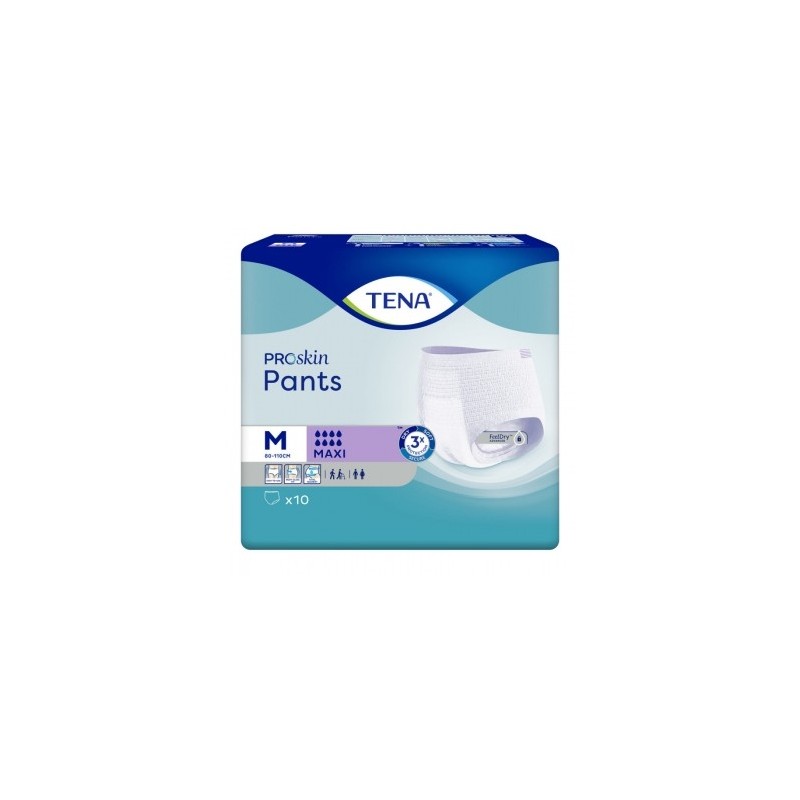 TENA® PANTS MAXI 40 Pull-Up Protective Underwear Large Size Medium  Packaging 4 packs of 10 units